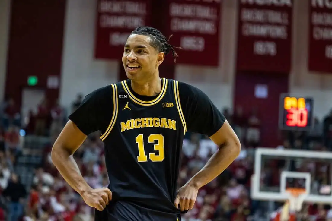 NCAA Basketball: Michigan at Indiana