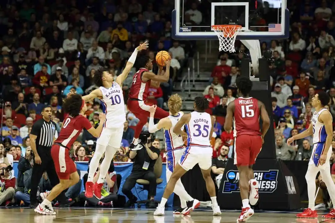 NCAA Basketball: NCAA Tournament Second Round-Arkansas vs Kansas