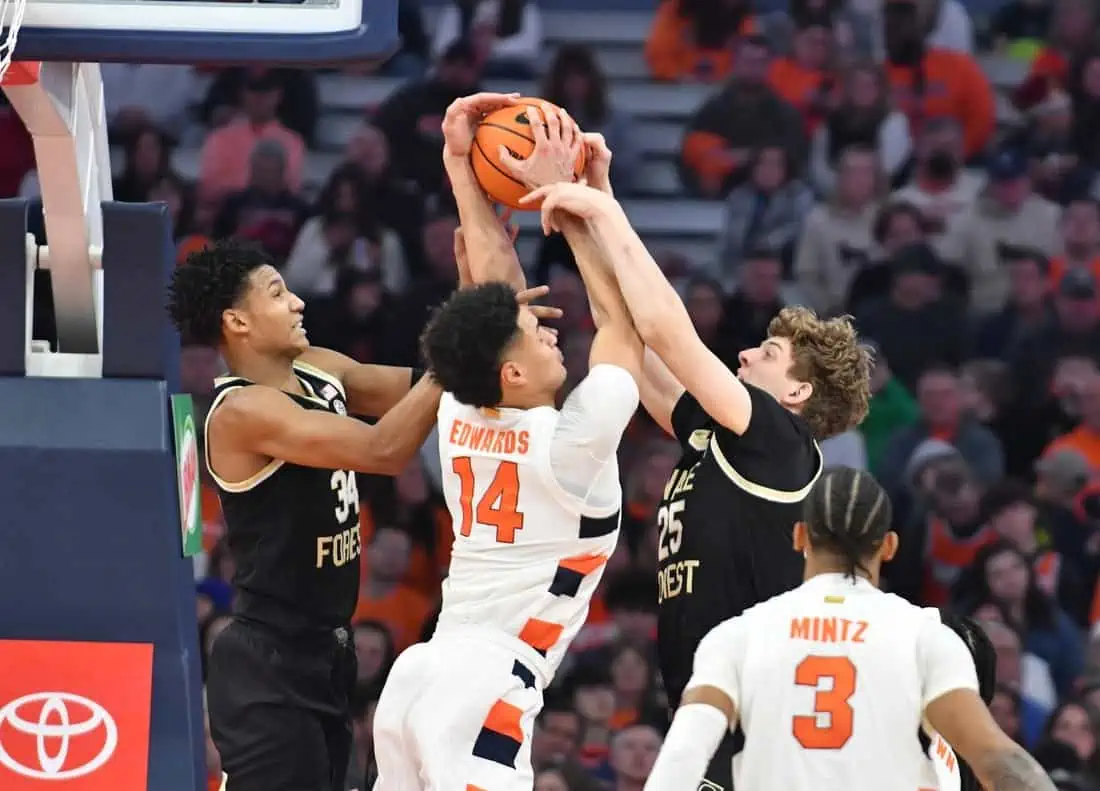 NCAA Basketball: Wake Forest at Syracuse