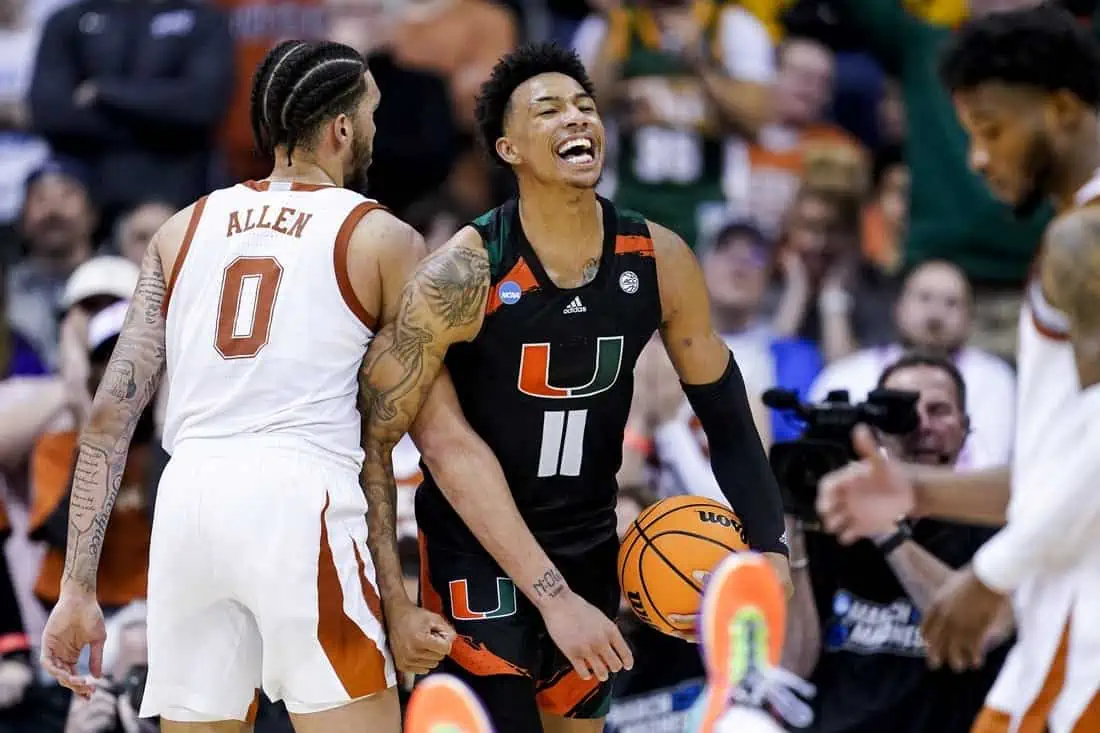 NCAA Basketball: NCAA Tournament Midwest Regional- Miami (FL) vs Texas