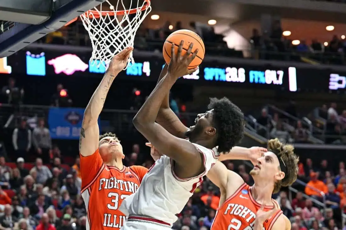 NCAA Basketball: NCAA Tournament First Round-Illinois vs Arkansas