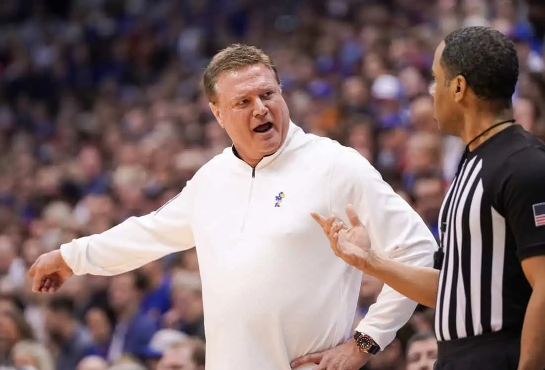 NCAA Basketball: West Virginia at Kansas