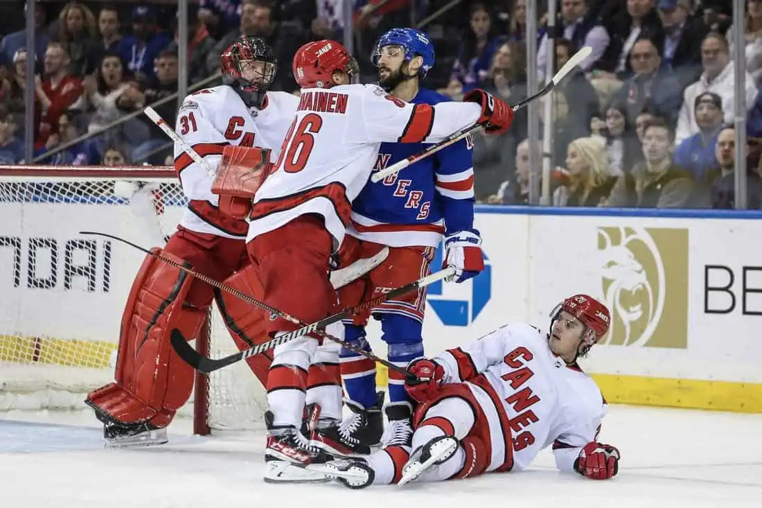 Rangers aim to redeem themselves in rematch vs. Hurricanes