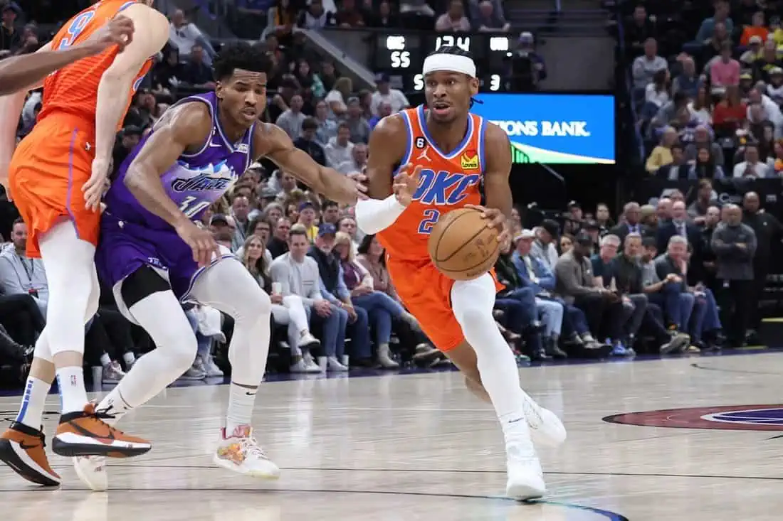 NBA: Oklahoma City Thunder at Utah Jazz