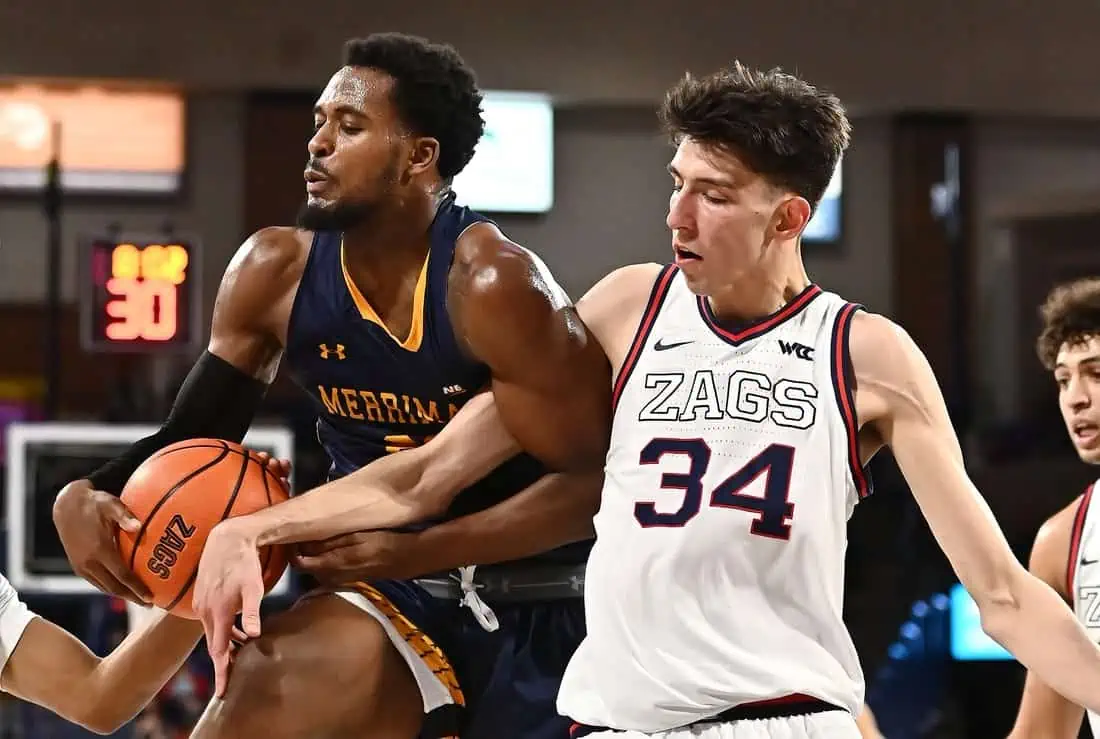 NCAA Basketball: Merrimack at Gonzaga
