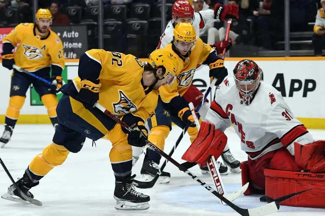 NHL: Carolina Hurricanes at Nashville Predators