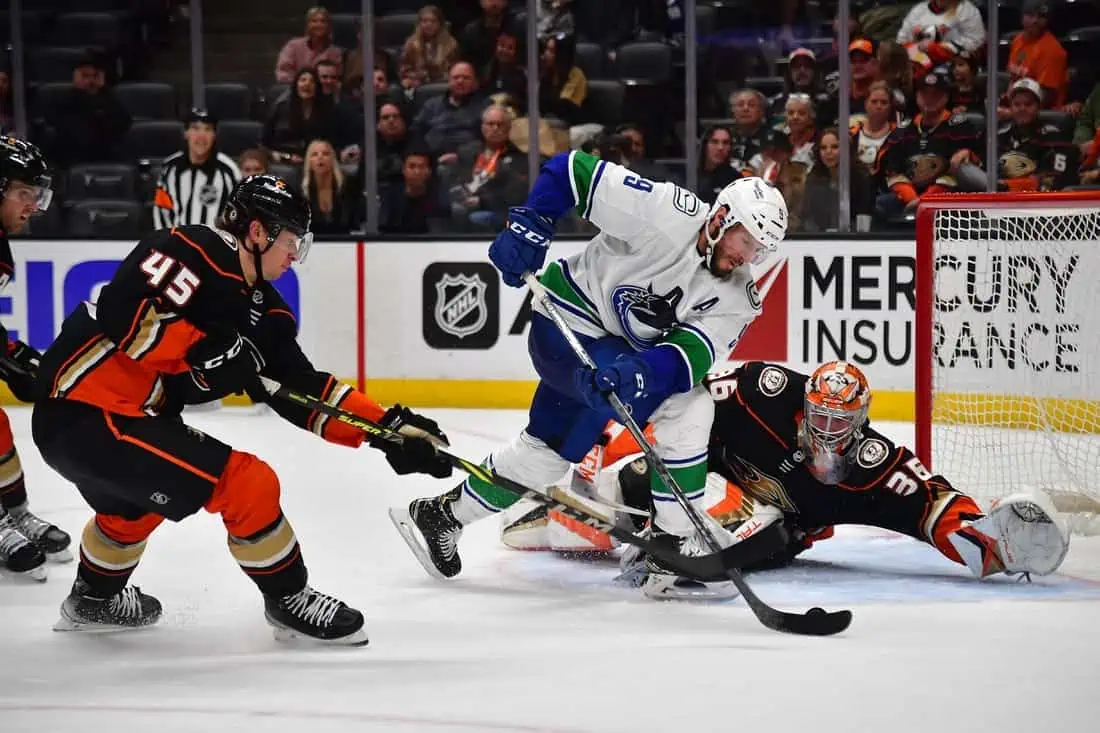NHL: Vancouver Canucks at Anaheim Ducks