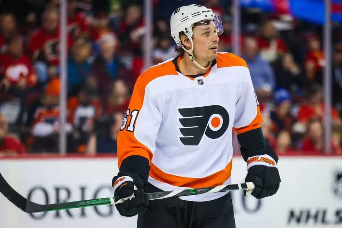 NHL: Philadelphia Flyers at Calgary Flames