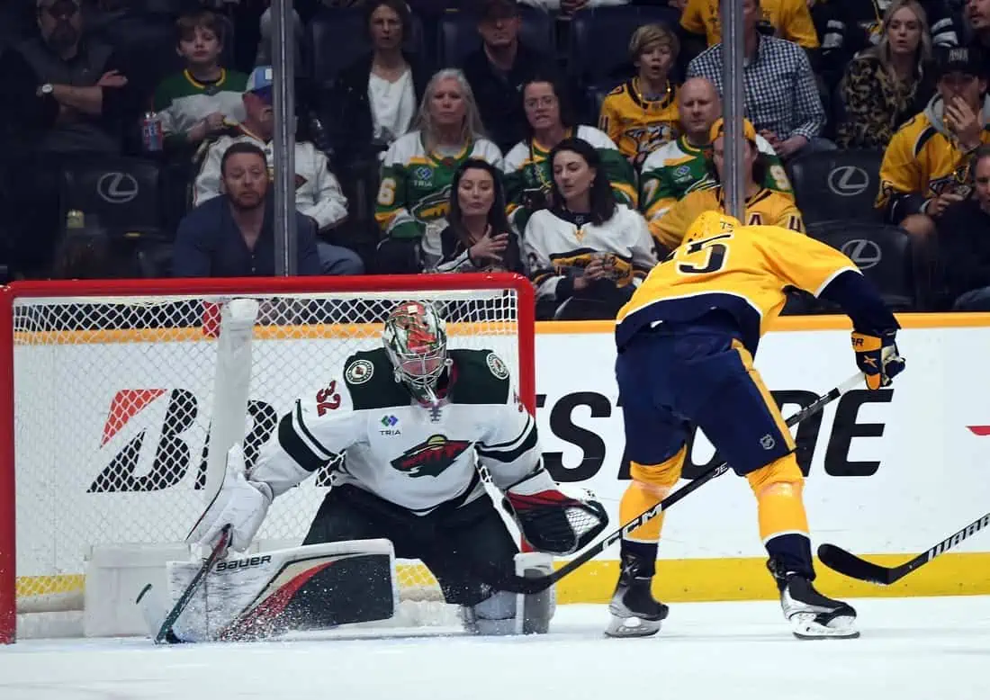 NHL: Minnesota Wild at Nashville Predators