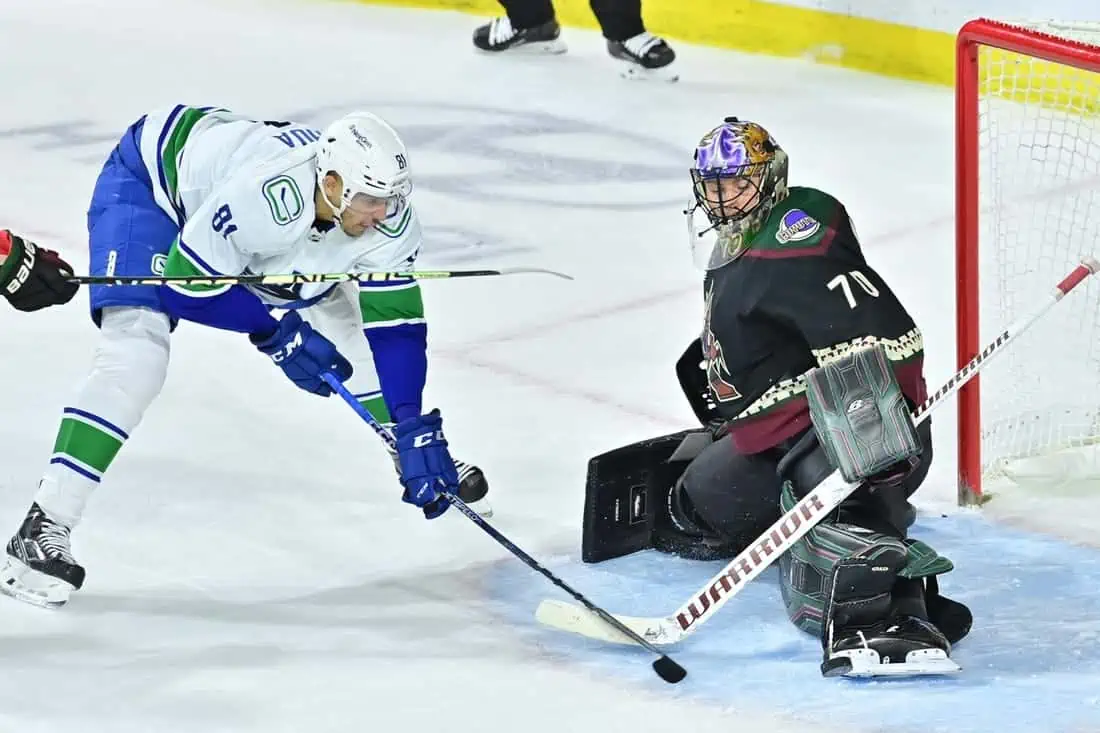 NHL: Vancouver Canucks at Arizona Coyotes