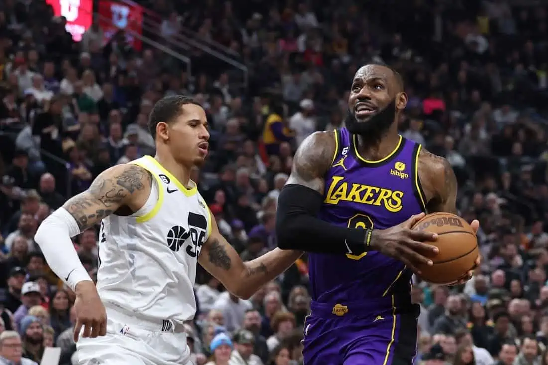 NBA: Los Angeles Lakers at Utah Jazz