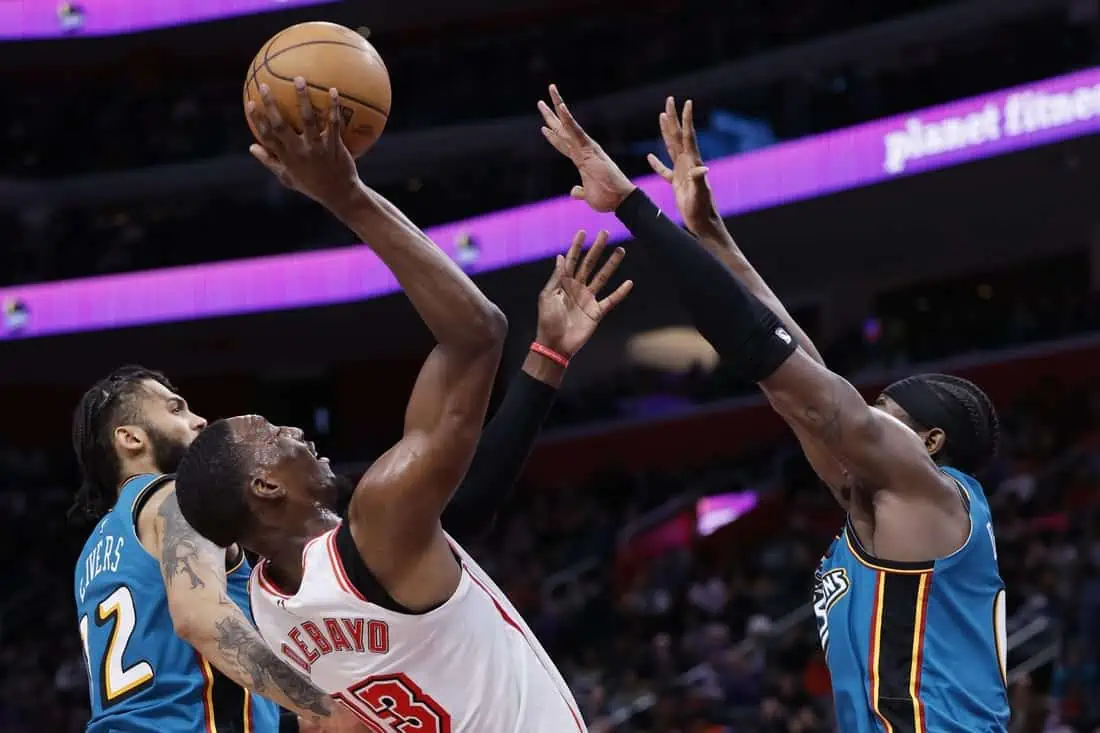 NBA: Miami Heat at Detroit Pistons