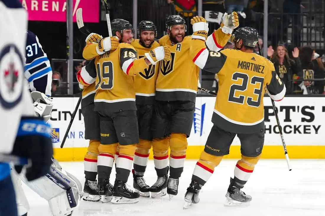 NHL: Stanley Cup Playoffs-Winnipeg Jets at Vegas Golden Knights