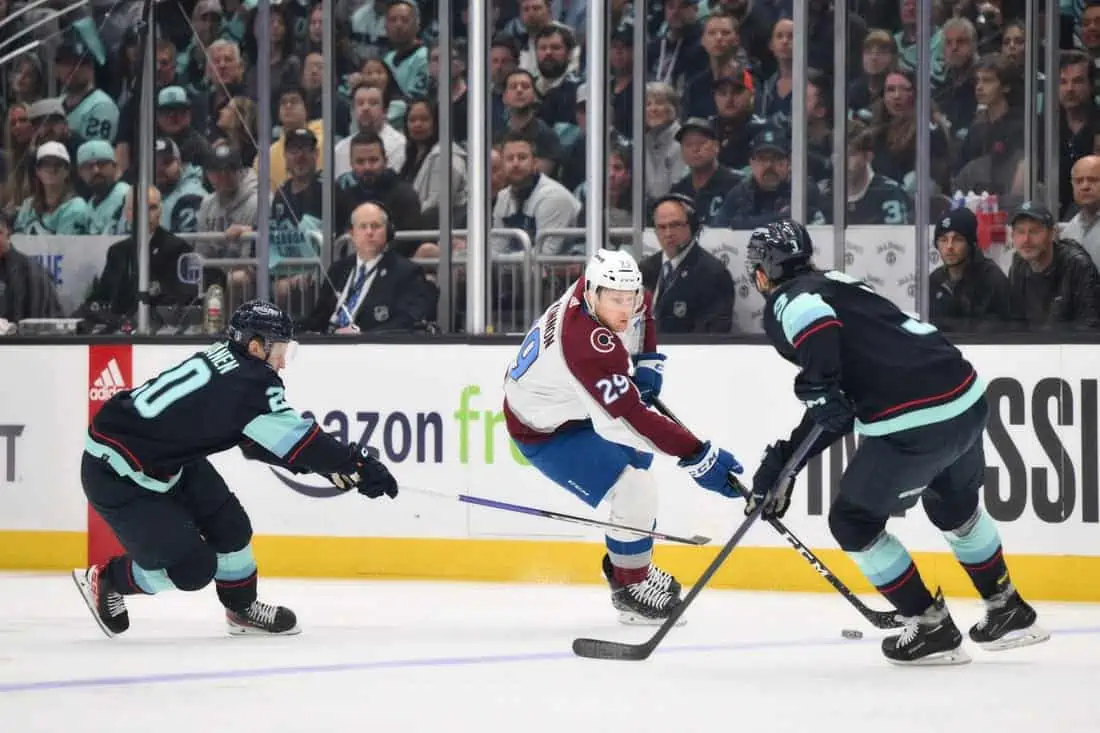 NHL: Stanley Cup Playoffs-Colorado Avalanche at Seattle Kraken