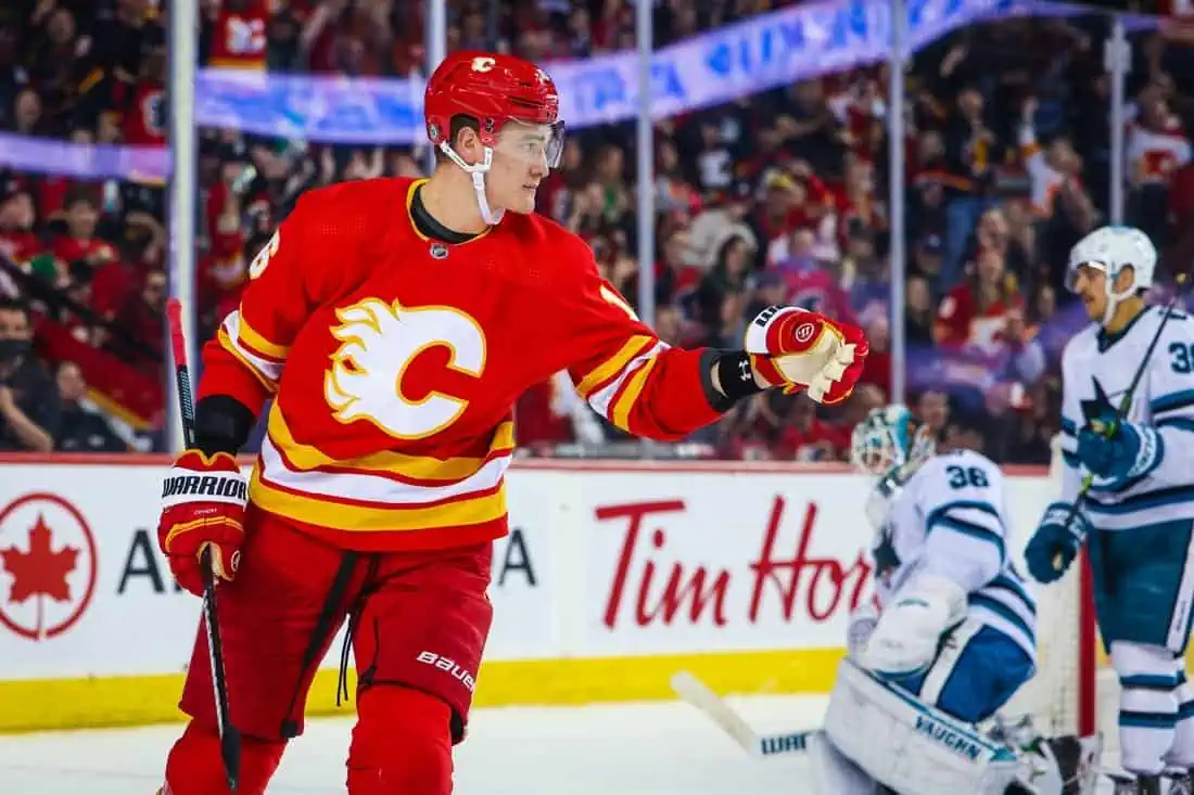 NHL: San Jose Sharks at Calgary Flames