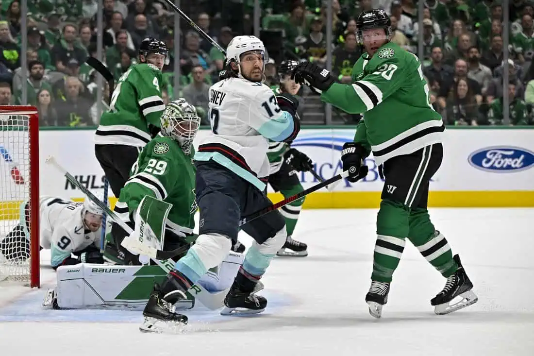 NHL: Stanley Cup Playoffs-Seattle Kraken at Dallas Stars