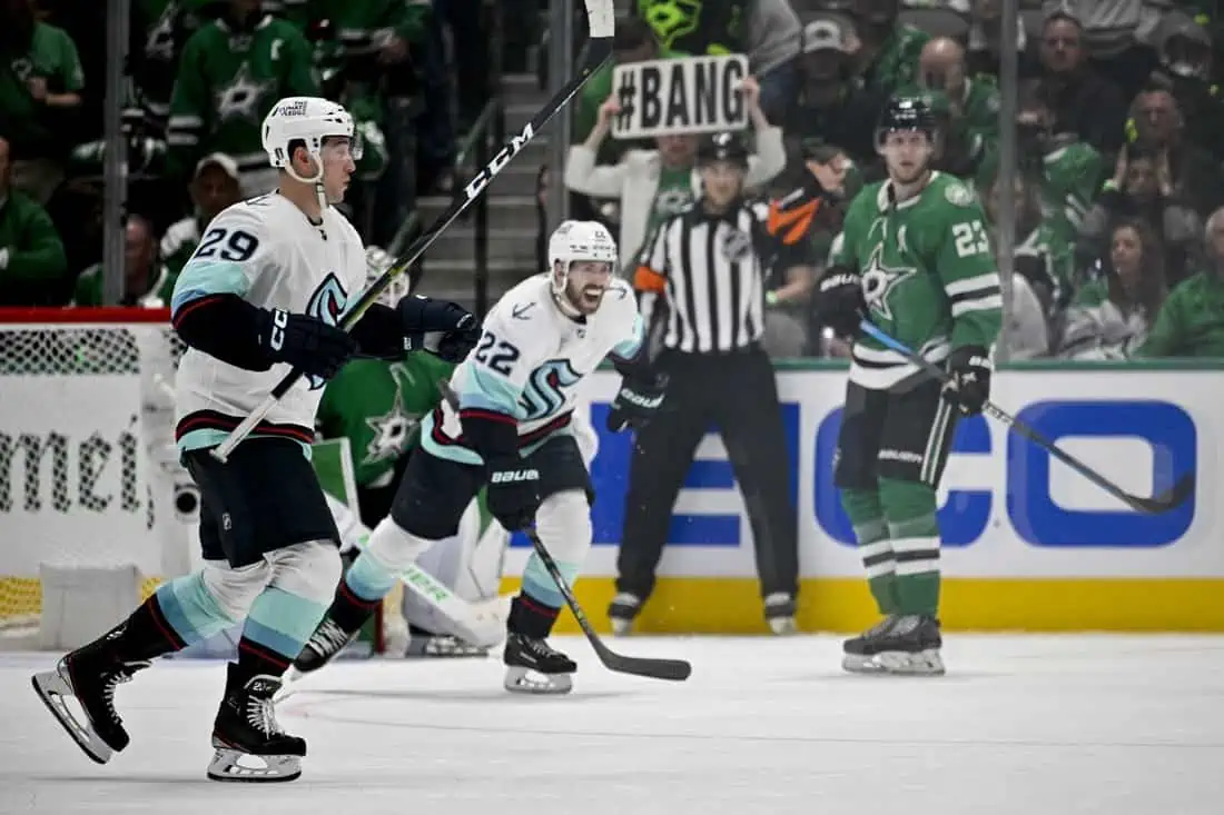 NHL: Stanley Cup Playoffs-Seattle Kraken at Dallas Stars
