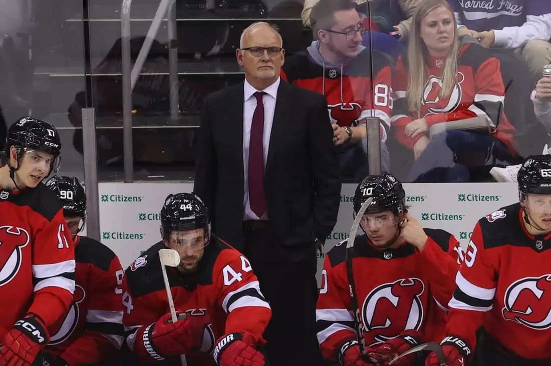 NHL: Detroit Red Wings at New Jersey Devils