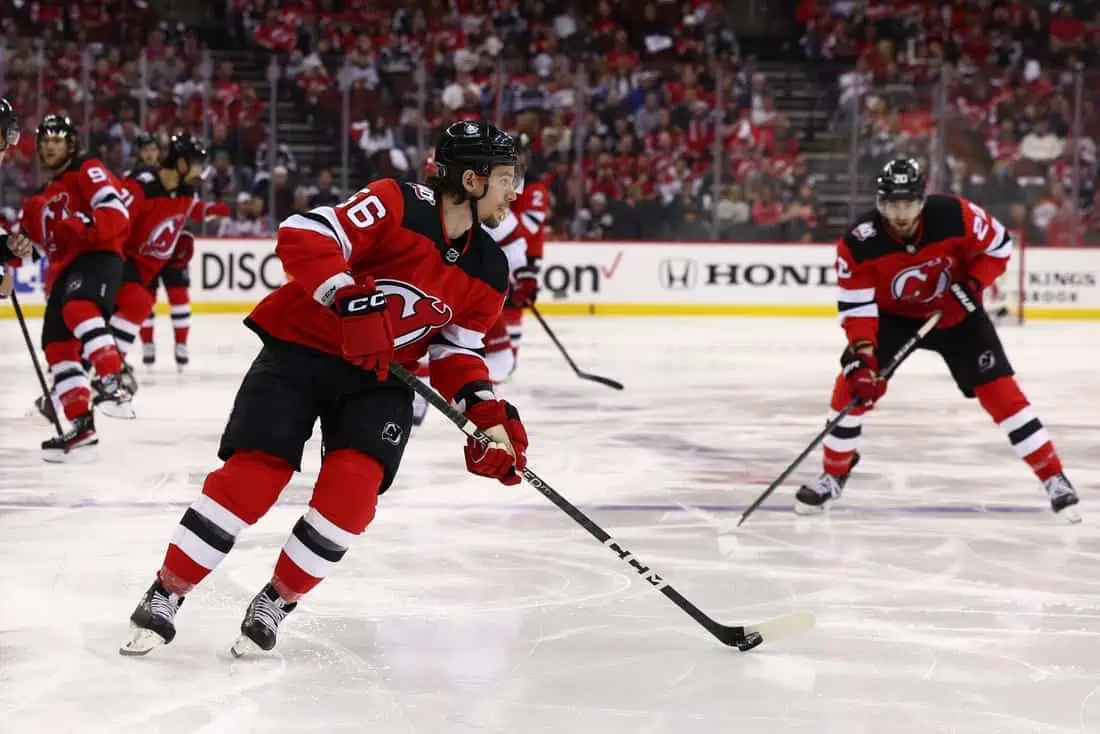 NHL: Stanley Cup Playoffs-Carolina Hurricanes at New Jersey Devils