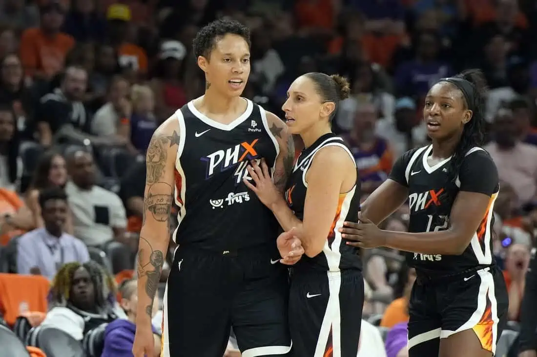 Mercury's Brittney Griner, Diana Taurasi out vs. Liberty SportsHub