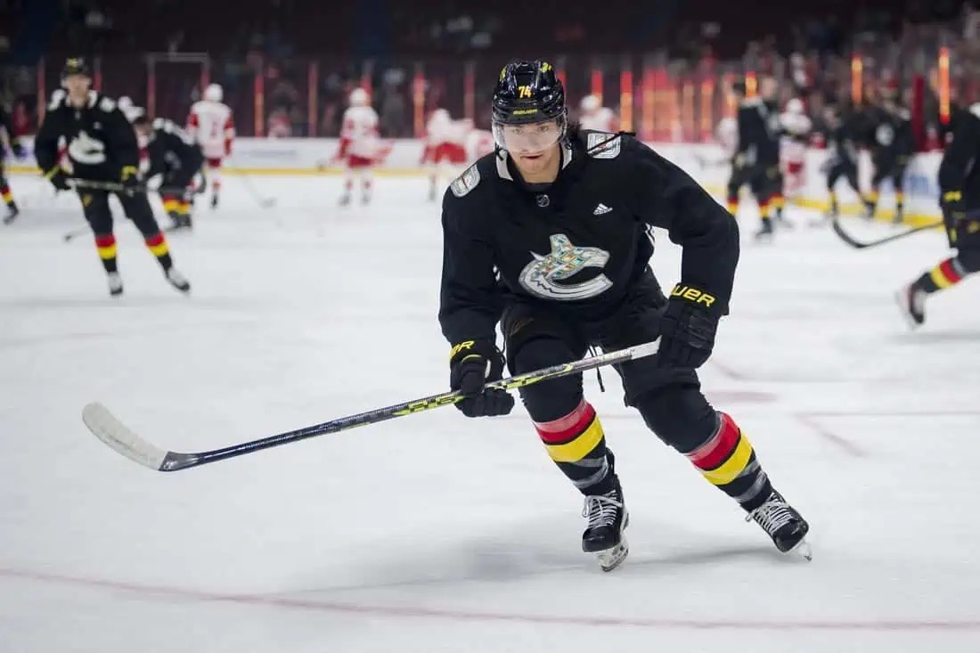 NHL: Detroit Red Wings at Vancouver Canucks