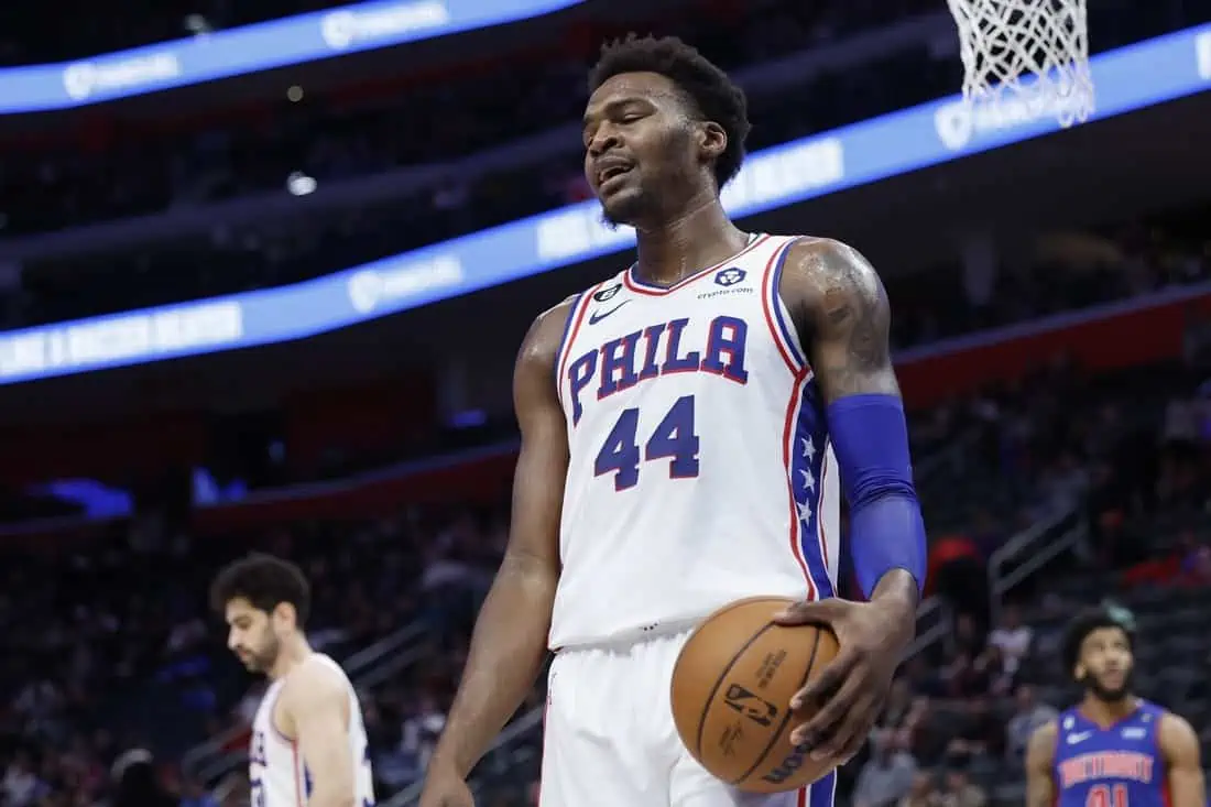 NBA: Philadelphia 76ers at Detroit Pistons
