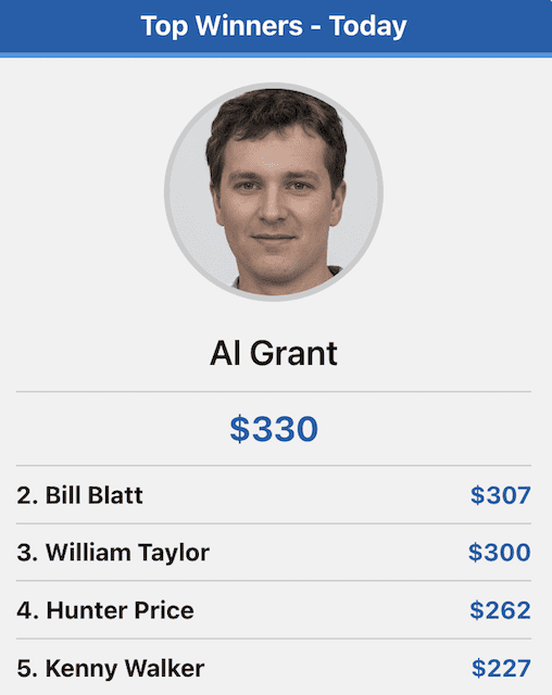 Al and Bill led the way yesterday
