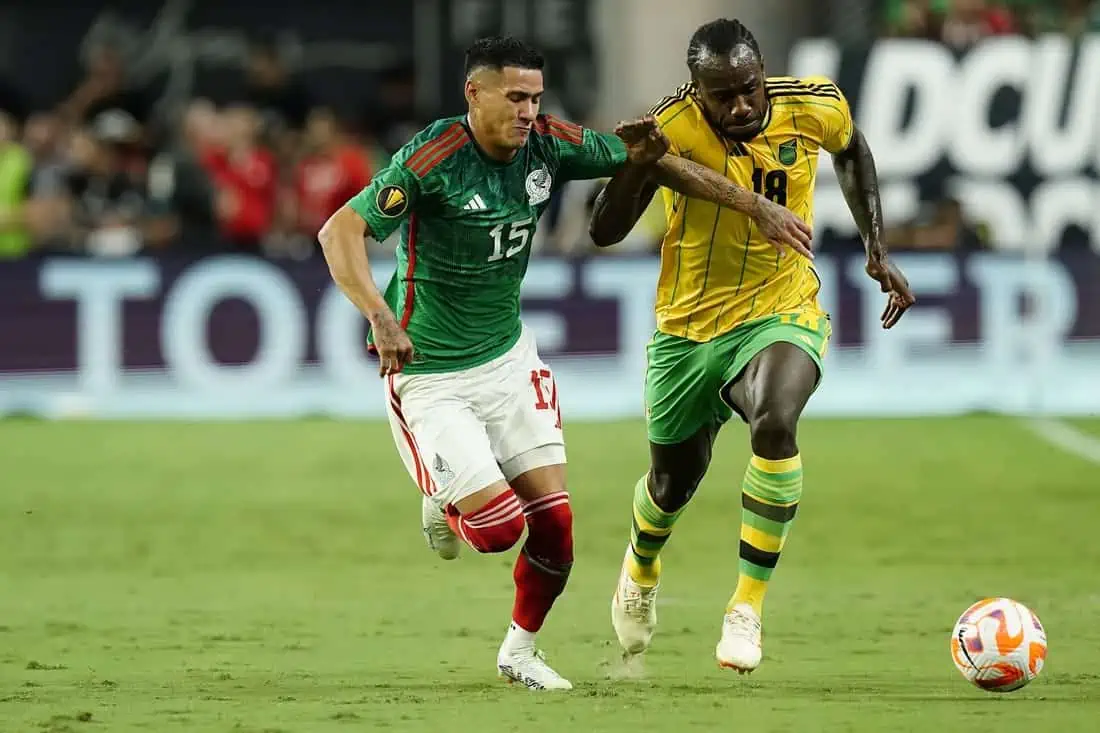 Soccer: CONCACAF Gold Cup-Mexico at Jamaica