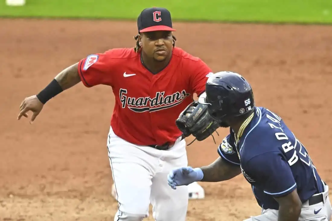 MLB: Tampa Bay Rays at Cleveland Guardians