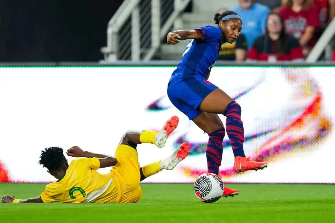 Soccer: International Friendly Women's Soccer-South Africa at USA