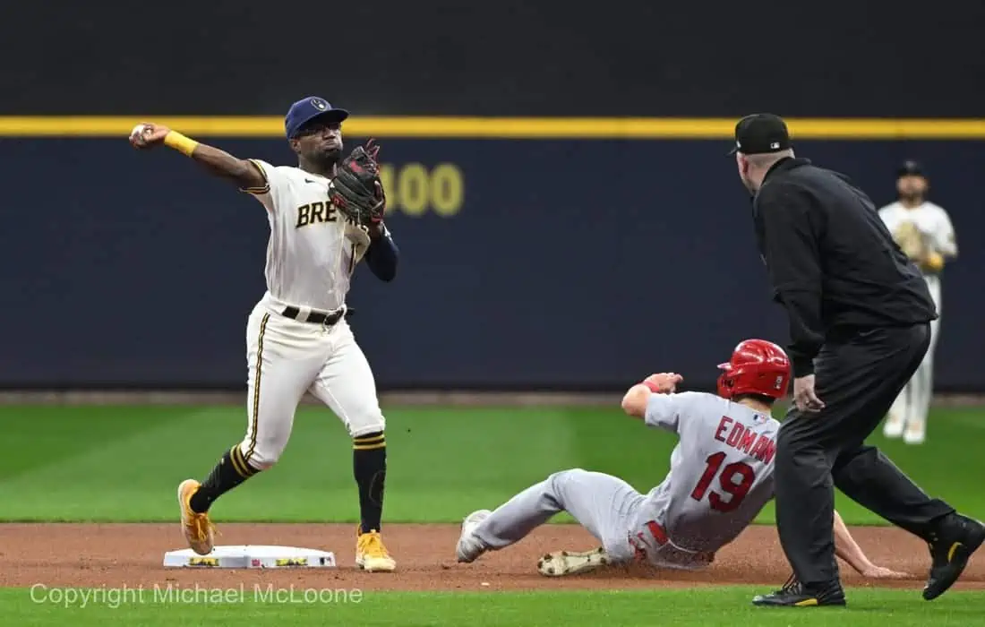 MLB: St. Louis Cardinals at Milwaukee Brewers