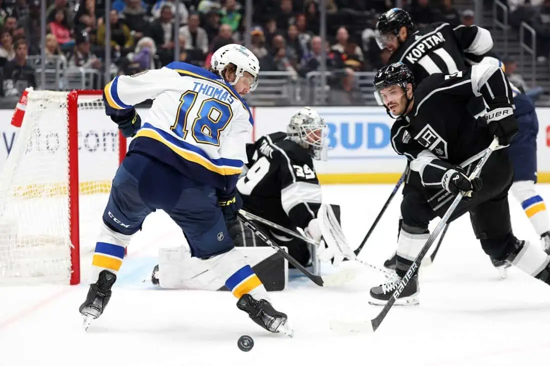 NHL: St. Louis Blues at Los Angeles Kings