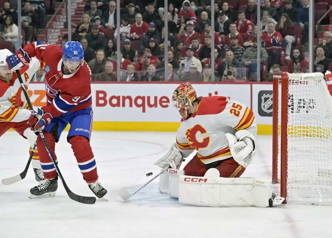 NHL: Calgary Flames at Montreal Canadiens
