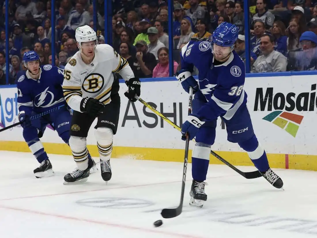 Brandon Hagel's goal in OT powers Lightning past Bruins SportsHub