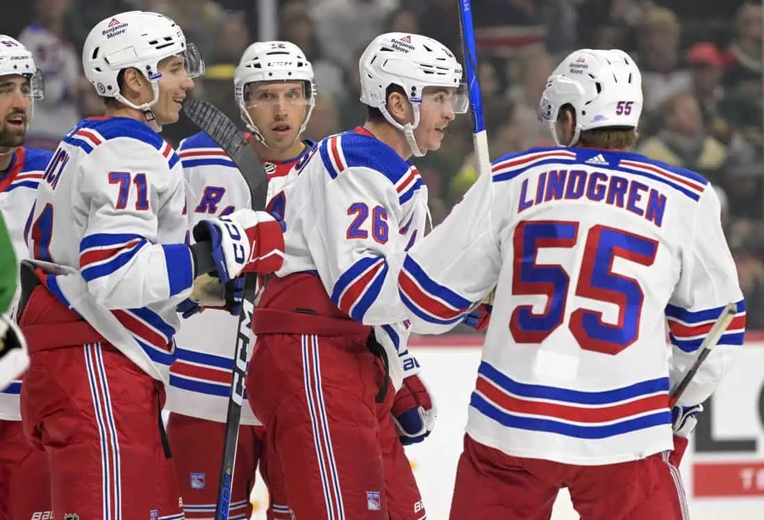 NHL: New York Rangers at Minnesota Wild