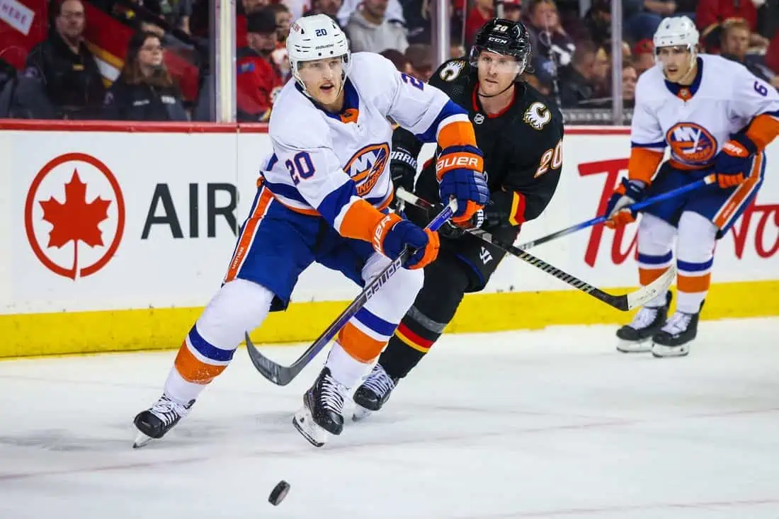 NHL: New York Islanders at Calgary Flames