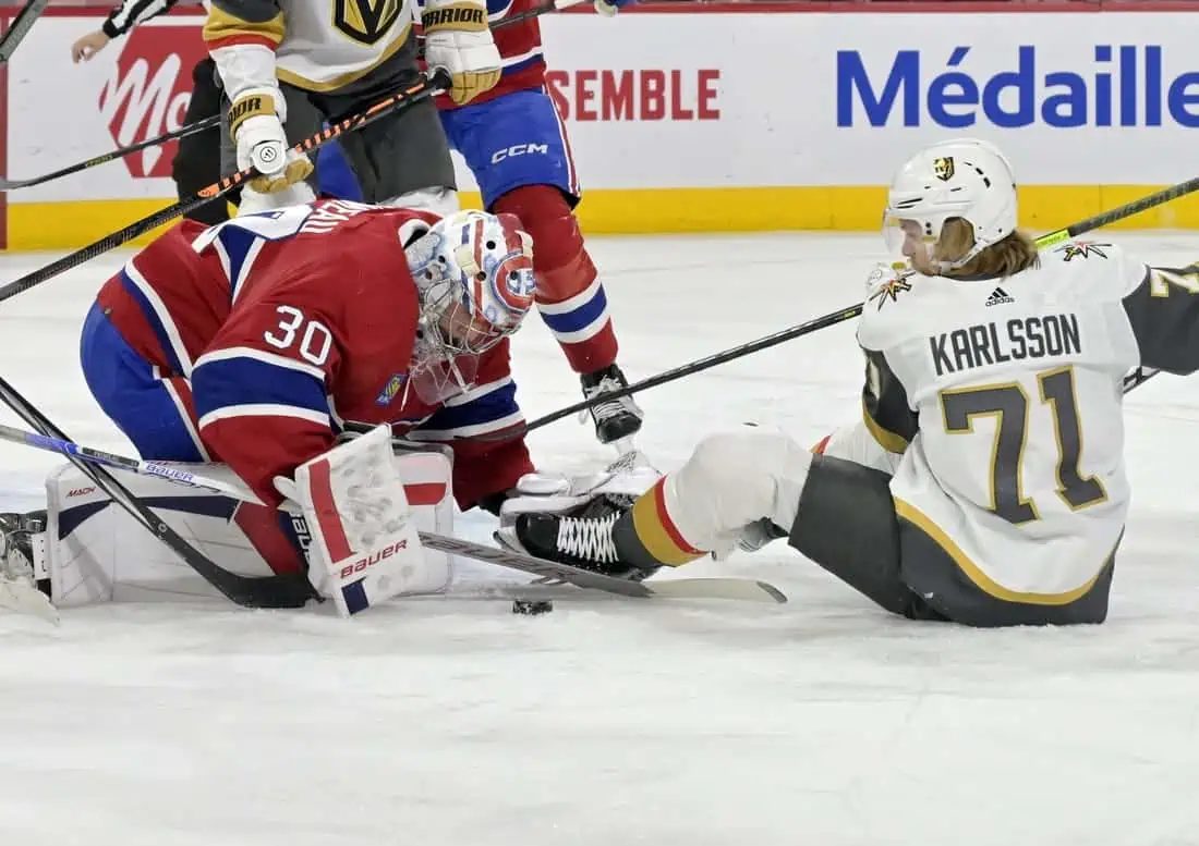 NHL: Vegas Golden Knights at Montreal Canadiens