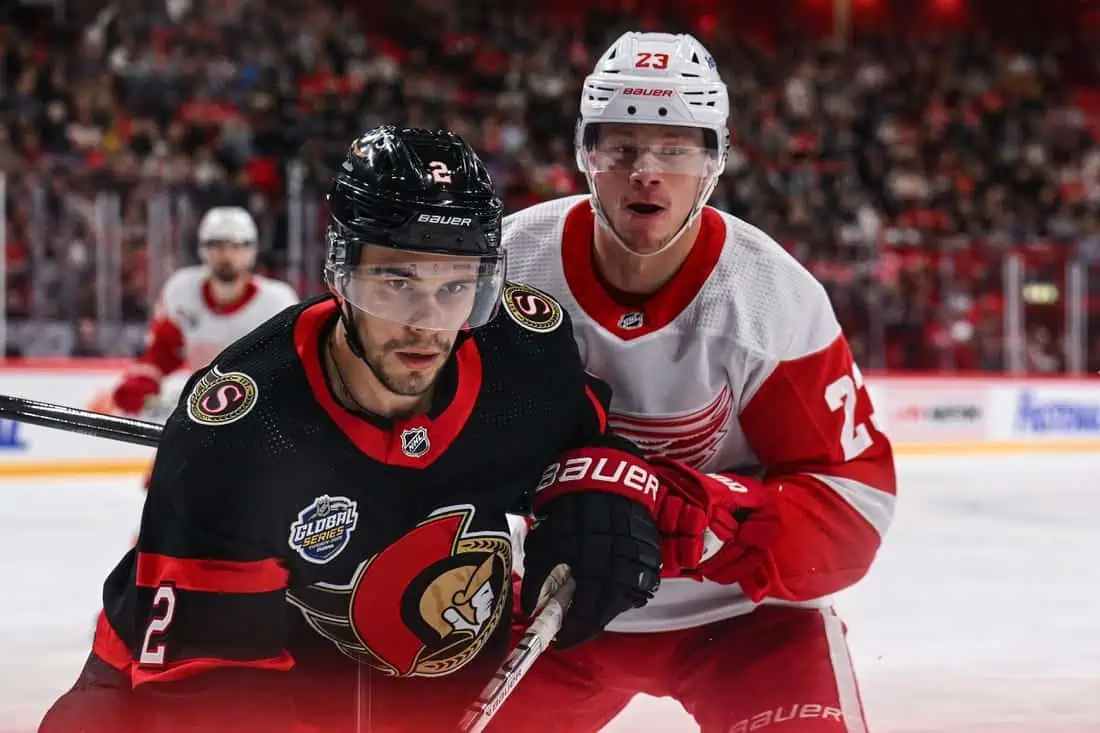 NHL: Global Series-Detroit Red Wings at Ottawa Senators