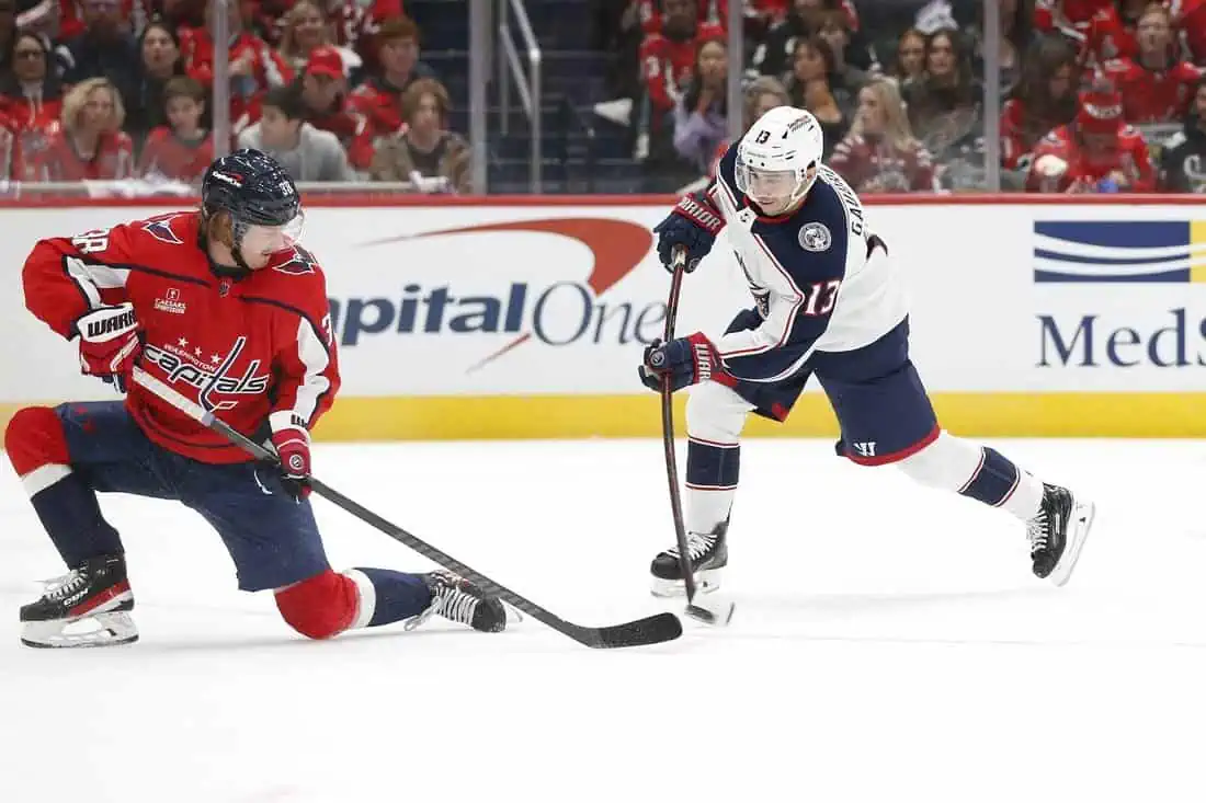 NHL: Columbus Blue Jackets at Washington Capitals