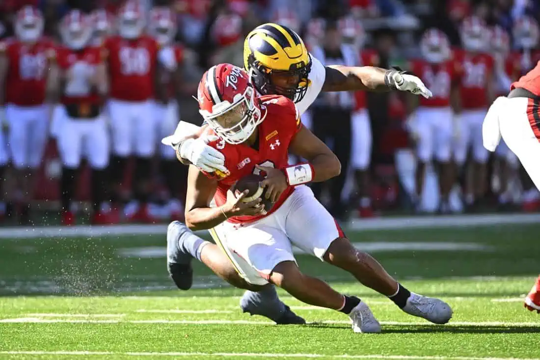 NCAA Football: Michigan at Maryland