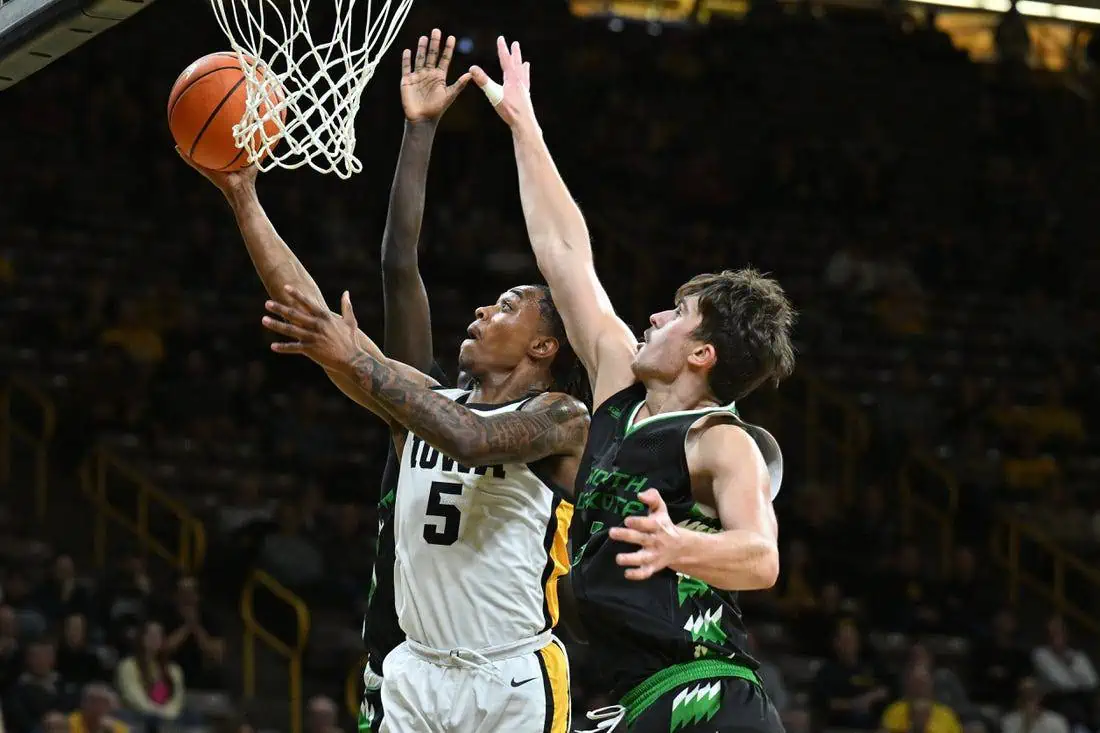 NCAA Basketball: North Dakota at Iowa