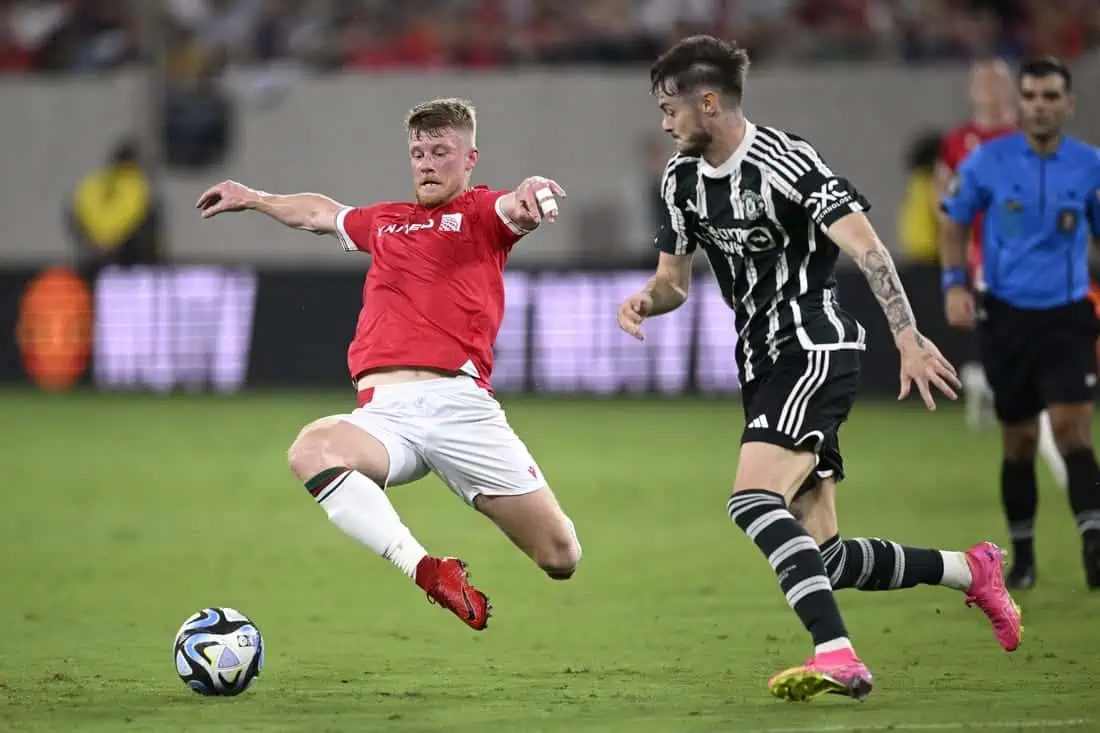 Soccer: International Club Friendly-Wrexham at Manchester United