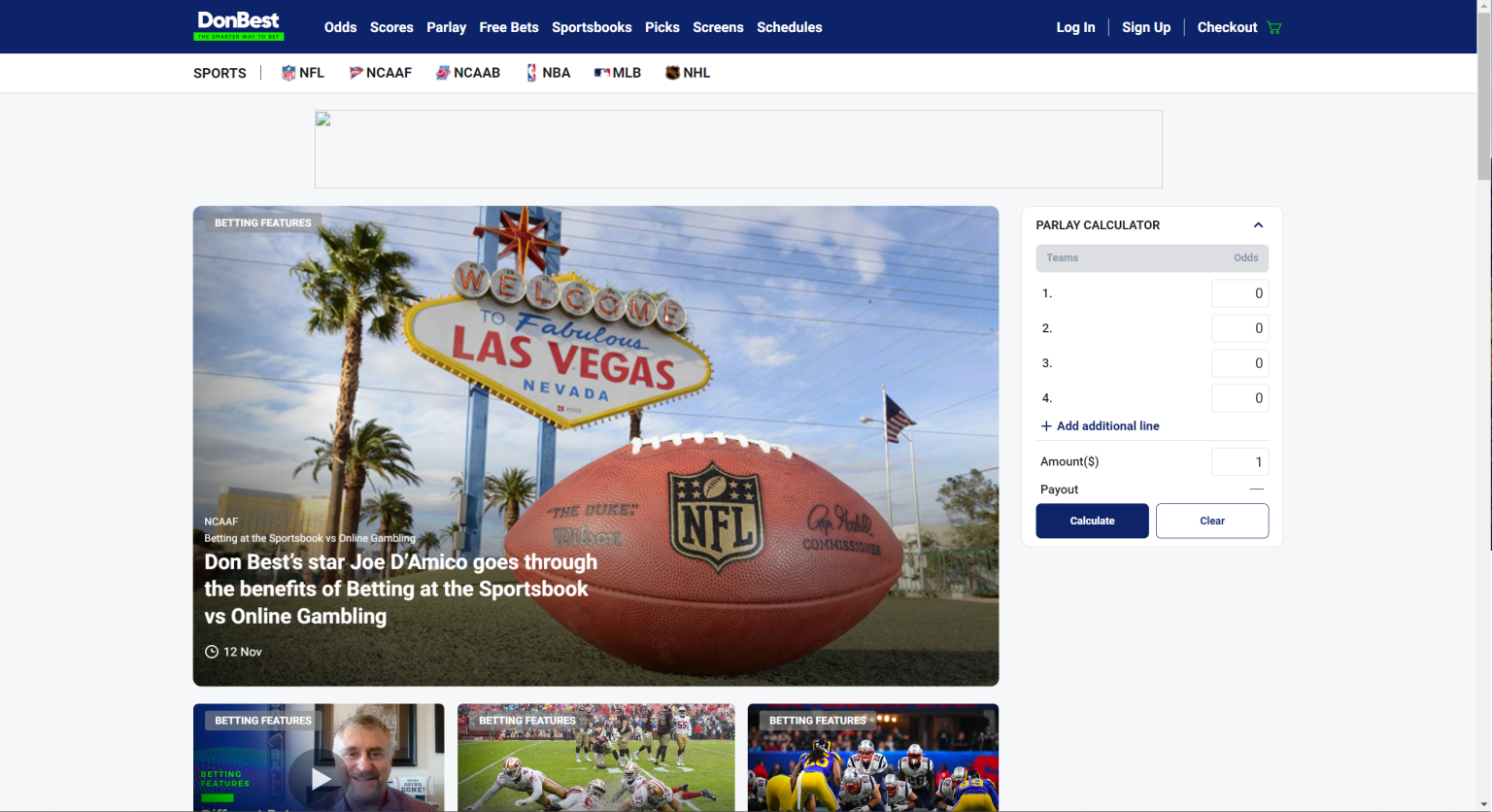 DonBest Review 2023 Unveiling the Best Sports Odd Screen for Handicappers