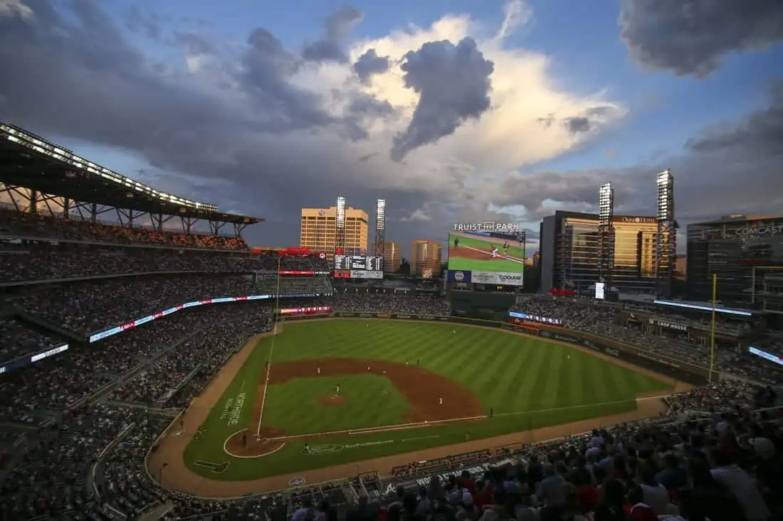 MLB: San Diego Padres at Atlanta Braves