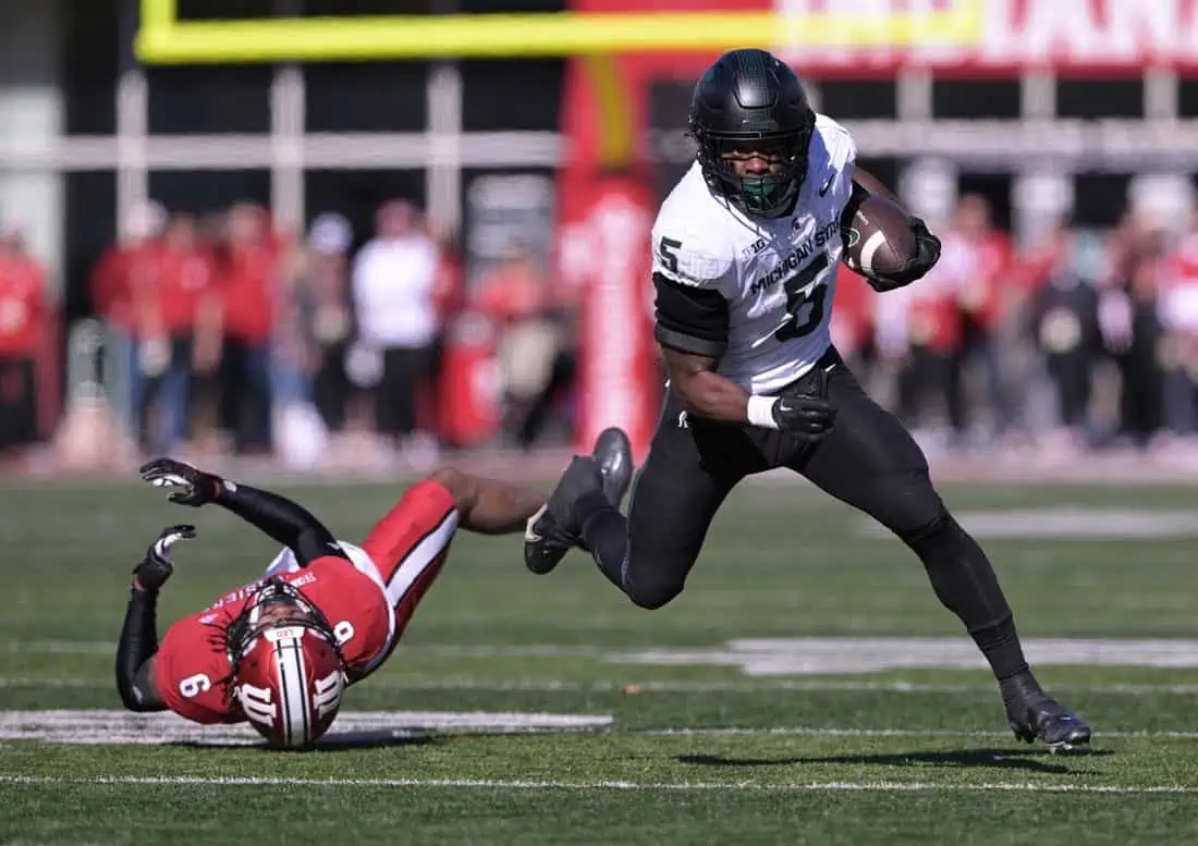 NCAA Football: Michigan State at Indiana