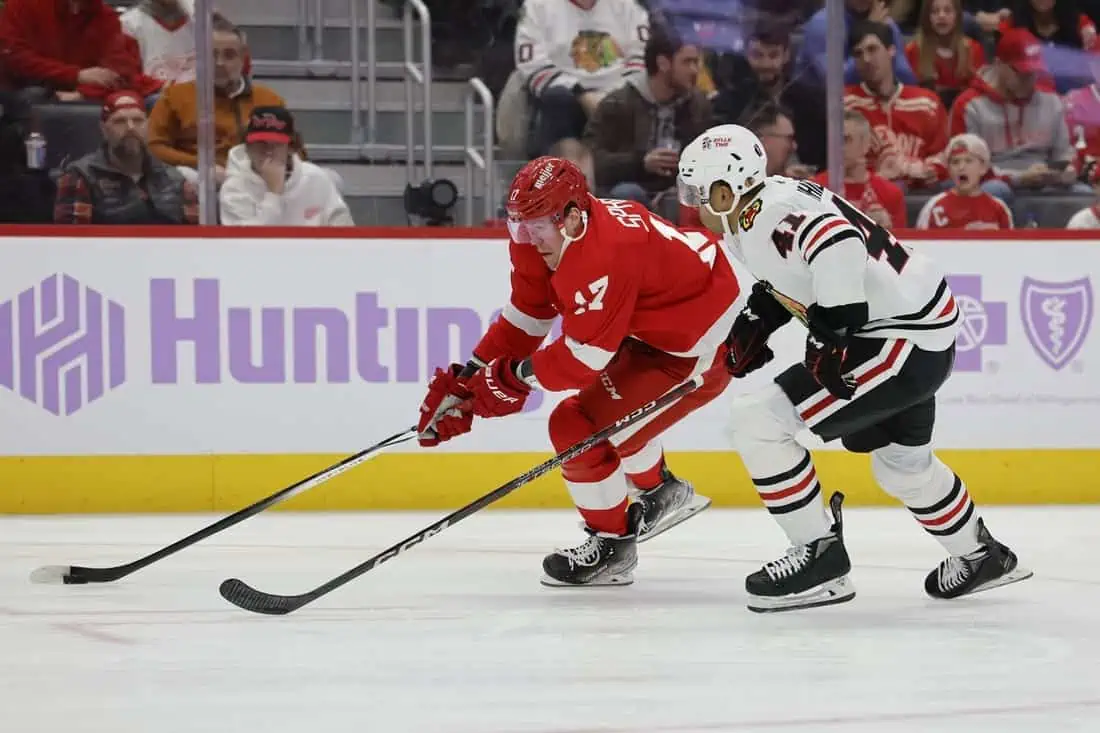 NHL: Chicago Blackhawks at Detroit Red Wings
