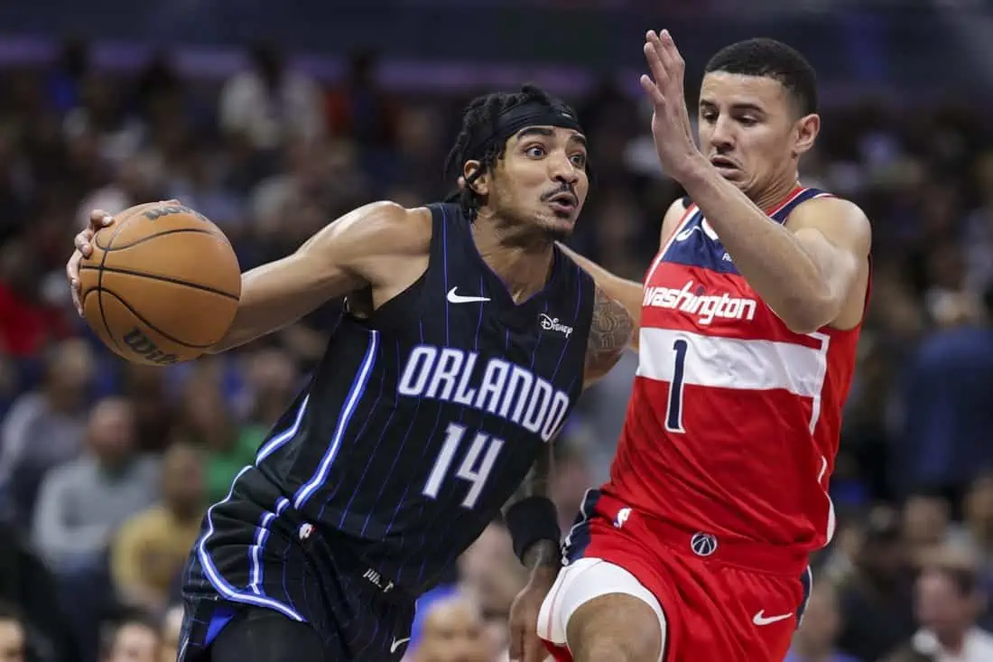 Magic edge Wizards for recordtying ninth straight win