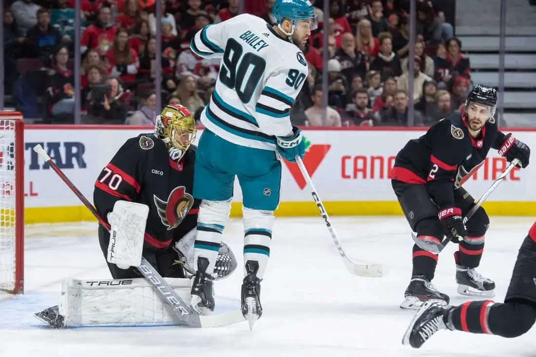 NHL: San Jose Sharks at Ottawa Senators