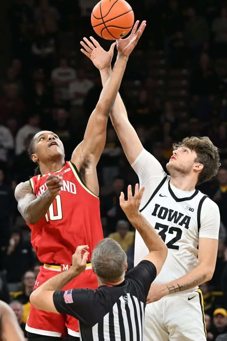NCAA Basketball: Maryland at Iowa