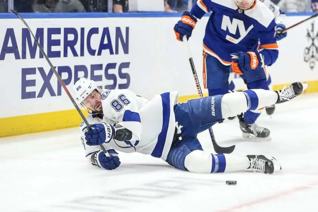 NHL: Tampa Bay Lightning at New York Islanders